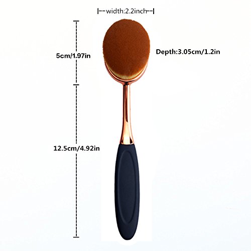 Oval Foundation Brush Large Toothbrush makeup brushes
