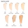 3 Pack Pro Full Cover Liquid Concealer, Waterproof Smooth Matte