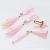 Healthcom 5 Pcs Pink Lip Balm Tubes Diamond Shape