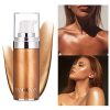 SuperThinker Liquid Highlighter in Bronze Gold – Adds a radiant glow to the face and body with nourishing ingredients.
