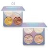 Ownest 2 Pcs Highlighter Makeup Palette Set