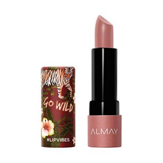 Almay Lip Vibes, Go Wild, matte lipstick,1 Count, 0.14 Ounce