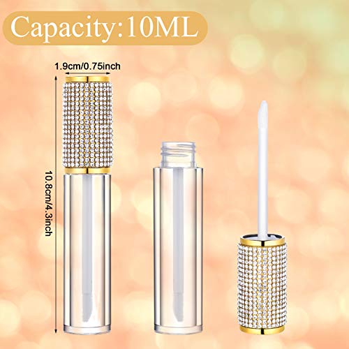 41yxbgVdZhL.SL1500 12 Pieces Crystal Rhinestone Lip Gloss Tube