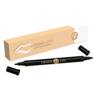 Natural Lip Stain, Henna Lips Lip Liner - Burgundy