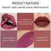 BONNIESTORE 12Pcs Matte Liquid Lipstick Set with Lip Plumper