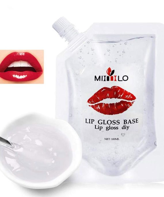 Moisturize Lip Gloss Base, COOSA Clear Lip Gloss Base Oil Material Lip Makeup Primers, Non-Stick Lipstick Primer Lip Gloss Base for DIY Lip Gloss, Moisturizing, Non-Sticky (2 pack)