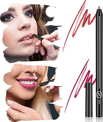 515wKwqYJfL 7 Colors Matte Lip Liner Set And 1PCS Concealer Pencil
