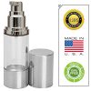 Sterile Airless Pump Bottle 1oz - Refillable Cosmetic Container