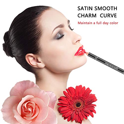 519wOlJFbML.SL1500 DC-BEAUTIFUL 12Pcs Lot Set, 12 Colors Lip Liner Pencil