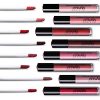 BONNIESTORE 12Pcs Matte Liquid Lipstick Set with Lip Plumper