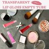 80 PCS 10 ML Refillable Mini Clear Empty Lip Gloss Balm