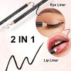 Lip Liner Pencil Set, 12 Color Matt Smooth Waterproof