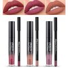 Coosa 3Colors Matte Velvety Matte Liquid Lipgloss & Lip Liner Set