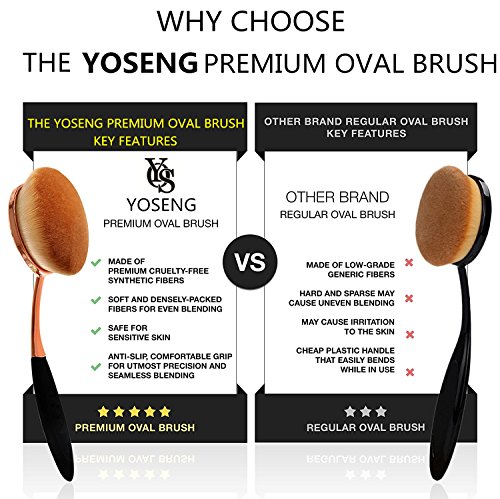 Oval Foundation Brush Large Toothbrush makeup brushes