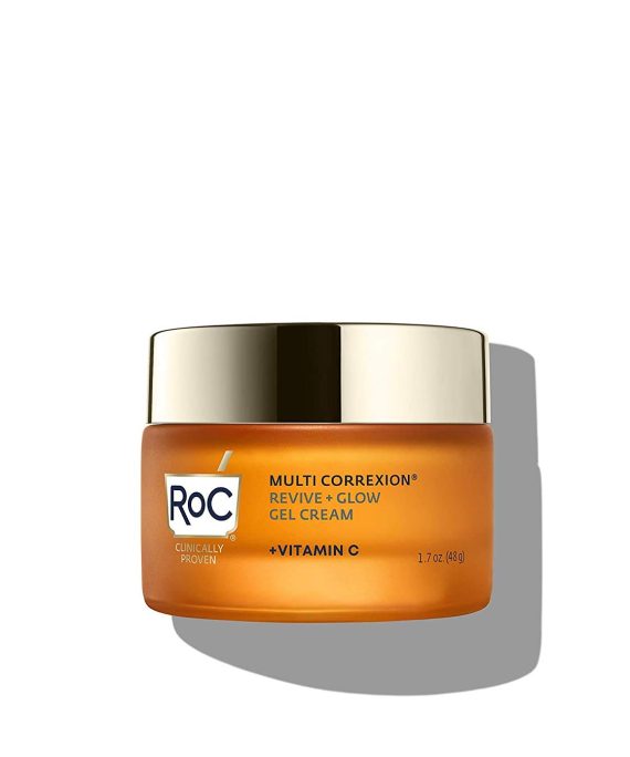 RoC Multi Correxion Revive + Glow Vitamin C Moisturizer for Face, 1.7 Ounce Gel Cream