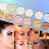 Shimmer Highlighter Powder Palette, Illuminator Powder Palette