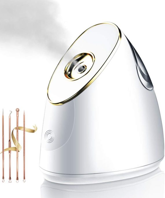 Beautybaby Nano Ionic Facial Steamer Warm Mist Professional Ozone Home Facial Sauna Spa for Face Moisturizing Cleaner, Pores Cleanse Clear Blackheads Acne Impurities Skin Cares