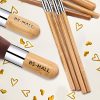BS-MALL Makeup Brush Set, 11Pcs Bamboo Synthetic Kabuki Brush Set