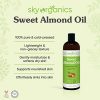 Sweet Almond Oil by Sky Organics (Large 16oz) Pure Cold-Pressed