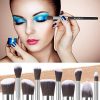 BEAKEY Makeup Brush Set, Premium Synthetic Kabuki Foundation