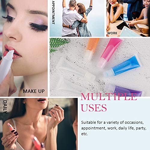 51Mvf1cOJjL.SL1500 50PCS Lip Gloss Tubes 10ml Clear Empty Lip Balm