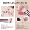 BS-MALL Makeup Brush Set 18 Pcs, Premium Synthetic Foundation Powder