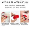 Multi-Color Makeup Powder Puff Set - Large Face Powder Puffs for Effortless Body and Face Beauty