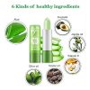 2 Pack Aloe Vera Lipstick, Firstfly Long Lasting Nutritious Lip Balm