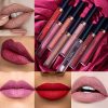 7Pcs Matte Liquid Lipstick + 1Pcs Lip Plumper Makeup Set Kit