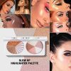 Sumeitang Highlighter Palette 8 Colors Highlighter Makeup Palette
