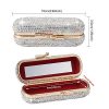 CALIDAKA Lipstick Case Holder with Mirror Crystal Lipstick