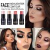 Sumeitang 4 Pcs Cruelty-Free Waterproof Highlighter Makeup Sticks