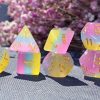 HD DND Dice Set RPG Dice Pink Blue & Yellow Polyhedral