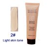 Natural Brightening BB Cream Foundation Base Makeup Concealer Cream Whitening Moisturizing Primer Face Beauty Cosmetics TSLM1 (2#)