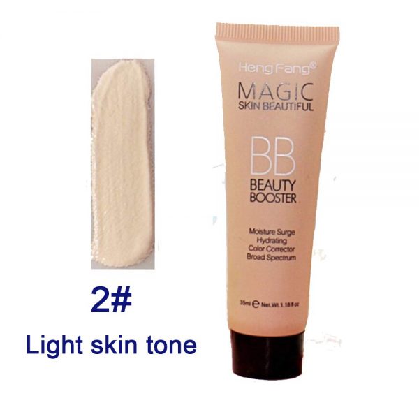 Natural Brightening BB Cream Foundation Base Makeup Concealer Cream Whitening Moisturizing Primer Face Beauty Cosmetics TSLM1 (2#)