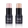 2pcs Highlight Stick Shimmer Cream Powder Foundation Highlighter Stick Waterproof Highlighter for Face Makeup Skin Care