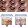 Ownest 2 Pcs Highlighter Makeup Palette Set