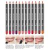 DC-BEAUTIFUL 12Pcs Lot Set, 12 Colors Lip Liner Pencil
