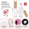 30 Pcs Lip Gloss Tubes, With Wand Empty Wholesale Clear Pink