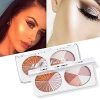 Sumeitang Highlighter Palette 8 Colors Highlighter Makeup Palette
