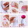 Warm Mist Facial Steamer, Villsure Nano Ionic Moisturizing Face Steamer for Facial