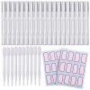 20 PCS Cuticle Oil Pens Transparent Twist Pens