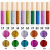 Ownest 10 Colors Liquid Glitter Eyeliner, Metallic Shimmer Glitter Eyeshadow