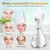 Nano Ionic Facial Steamer for Home - Pro-Grade Skin Treatment with Upgraded Nano Steam Tech
