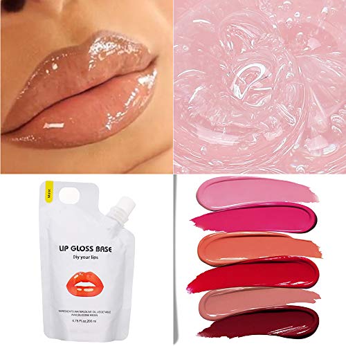 51gihUhI+1L Versagel Lip Gloss Base, Moisturize Oil Material DIY Lip Makeup Primers
