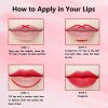 Lip Liner Pencil Set, 12 Color Matt Smooth Waterproof