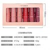 Btspring Matte Lipstick Set, 6 Colors Moisturizing Creamy Lipstick
