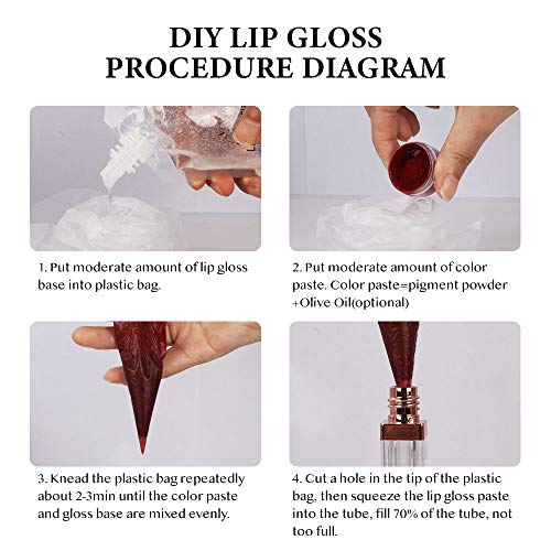 51l9mZfSDaL.SL1500 Lip Gloss Base,Clear Versagel Base for DIY Lip Gloss