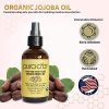 Organic Golden Jojoba Oil - Nature's Elixir for Youthful Skin and Lustrous Hair