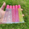 50Pcs Lip Gloss Tubes, 15ml Pink Top Lip Gloss Containers Empty